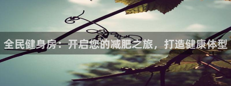 尊龙凯时新闻：全民健身房：开启您的减肥之旅，打造健康体型