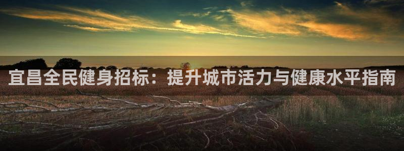 尊龙凯时平台还是万搏好：宜昌全民健身招标：提升城市活力与